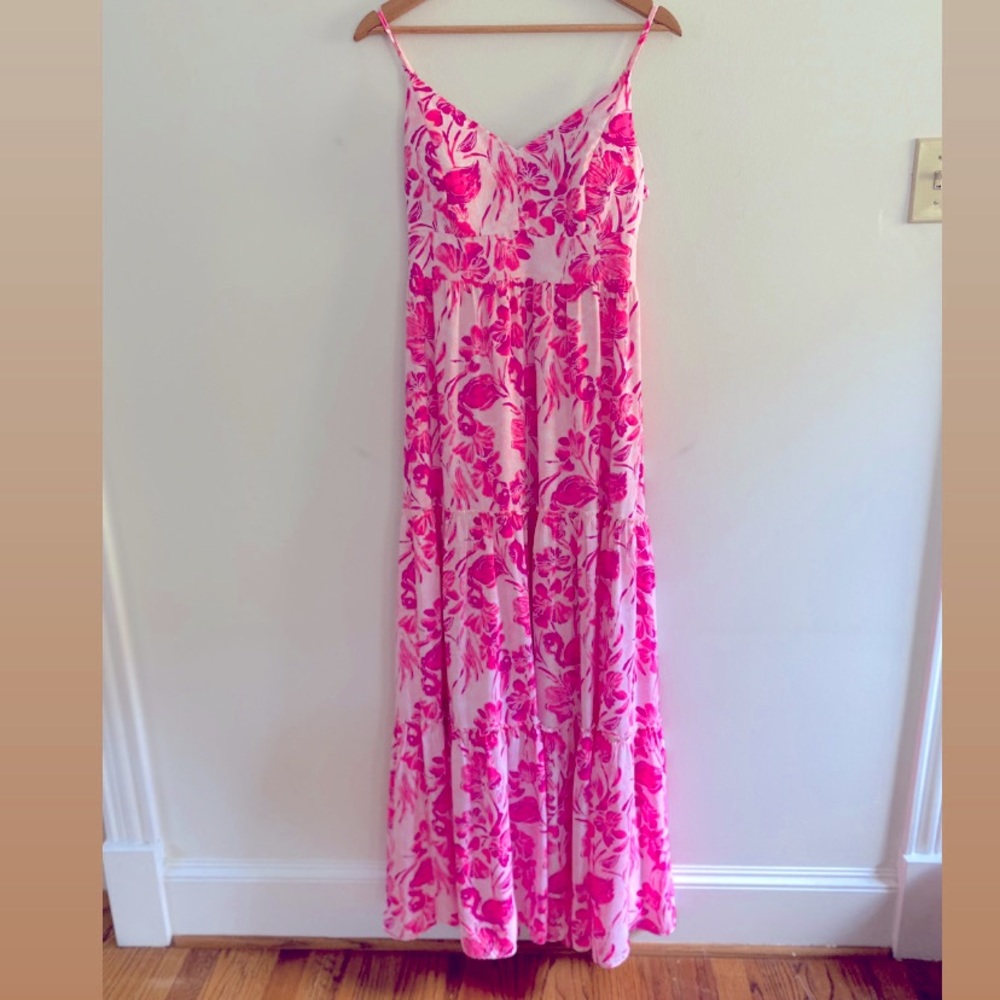 Lilly Pulitzer Pink Maxi Dress Size 6